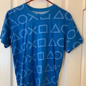 PlayStation T-shirt blue
